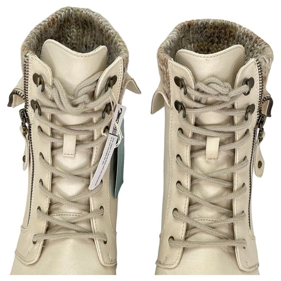 Cliffs White Mountain Mandy Womens Lug Ankle Combat Style Boots Size 11M - Picture 8 of 14